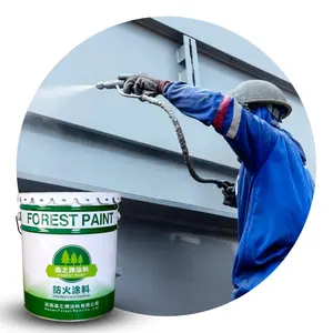 anti corrosion flame off protection fire resistant coating fire rated paint for steel structure