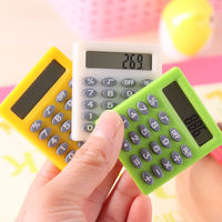 Calculatrice scientifique de poche 12 chiffres de haute qualité, mini, en plastique, double alimentation (pile et batterie), personnalisable avec logo, promotionnelle pour l'école et le bureau