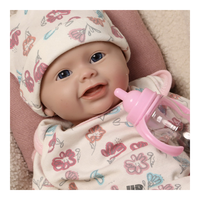 Sourire doux réaliste poupées Harper réaliste Silicone Reborn bébé 18 pouces nouveau-né fille pondérée comme un vrai bébé taille 3 + enfants jouet