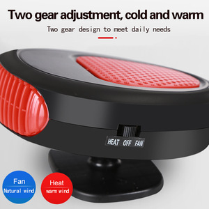 Chauffe-ventilateur de <span class=keywords><strong>voiture</strong></span> 12V 150W, étanche, pliable, en plastique, dégivreur de pare-brise automatique, mini chauffage portable - Product Image 5