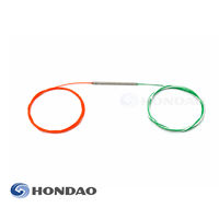 Coupleur FBT 1x2 en fibre optique nue avec tube en acier, non connecté, avec pigtail de 1 mètre