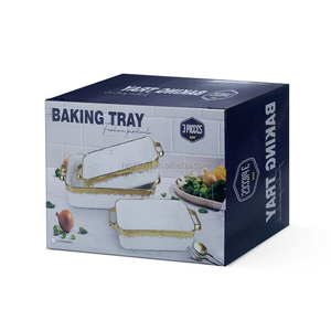 Plat de service rectangulaire en céramique JW pour <span class=keywords><strong>buffet</strong></span> de mariage et réchaud de table, idéal pour garder les aliments au chaud - Product Image 1