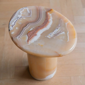 Kumusi ריהוט מודרני שולחן צד כריסולייט מודרני עבור מלון חדר שינה או סלון שולחן קטן טבעי ספה - Product Image 3