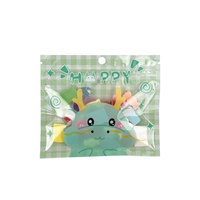 Sacs d'emballage en plastique transparents personnalisés avec fermeture éclair pour bonbons, bijoux, cils, gloss à lèvres