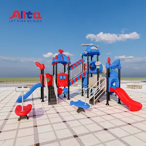 Fashion Game Children Plastic Slide Amusement Park_school Playhouses Playsets Kids Toy Outdoor Playground