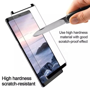 9D DE PRIVACIDAD DE Anti espía Anti-huella digital móvil de pantalla Protector película para Samsung A8 Nota 8 Nota 9 - Product Image 3