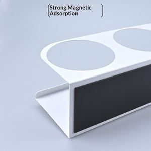 Single Tier Metal Side-Mounted Three-Hole Magnetic Cup <b>Rack</b> <b>for</b> <b>Kitchen</b> Refrigerator No-Drill Wall-Mounted <b>Storage</b> - Product Image 2