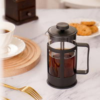 Camping Hommes Femmes Cafetière Transparent Sportstravel Cafetiere Plongeur Verre Presse Française Acier Inoxydable Double Paroi Plastique