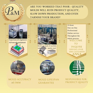 P & m מקצועי מותאם אישית pa66 abs ps pom pp pmma hdpe חלקים פלסטיק דפוס חלקים פלסטיק דפוס - Product Image 5