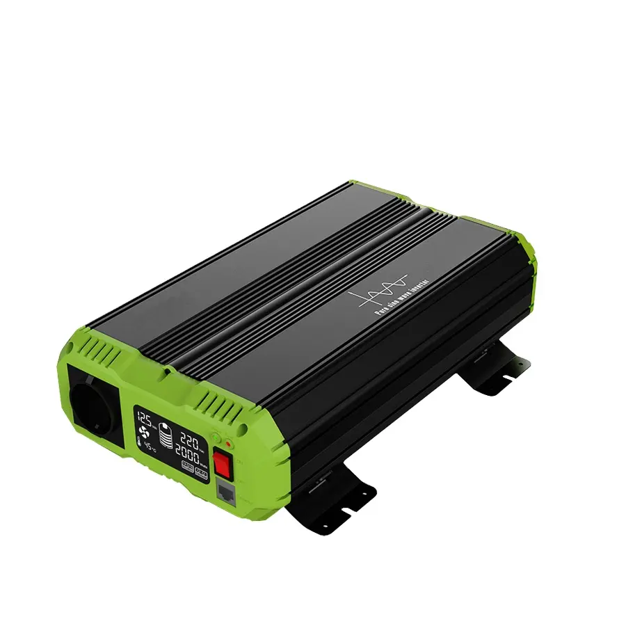 Inverter di potenza a onda sinusoidale pura ad alta efficienza off grid 3000W ups caricabatteria inverter 12V 220V