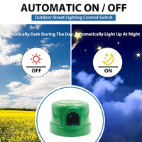 CNRIYA Interrupteur électronique à commande automatique par la lumière, haute sensibilité, pour extérieur, avec verrouillage par torsion, interrupteur inductif jour/nuit, LED, modèle IP65/IP66