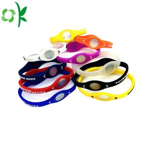 Spor fabrika için oksilikon fabrika silikon güç enerji bilezik ucuz özel silikon bileklik kazınmış kauçuk bilezik - Product Image 6
