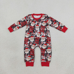 Cute Printed Santa Breathable Romper for Baby <b>Boys</b> Infants & Toddlers Sleeveless O-Neck Soft Cotton Summer Bodysuit - Product Image 2