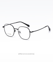 Montures de lunettes polygonales tendance, petites, noires, argentées, or rose, violettes, en stock
