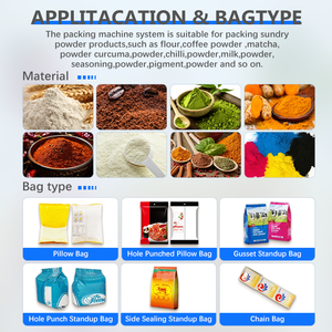 เครื่องบรรจุผงแบบอัตโนมัติ VFFS สำหรับผงซักฟอก – ระบบเติมแบบ Auger, ความแม่นยำ ±0.5 กรัม, ตั้งค่าอัตโนมัติ ได้รับการรับรองมาตรฐาน CE และ FDA - Product Image 2