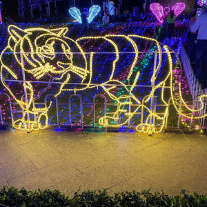 Holiday Decorative Animal <strong>Motif</strong> Rope Light LED Customized <strong>Tiger</strong> Rabbit Buffalo Light Festival - Product Image 2
