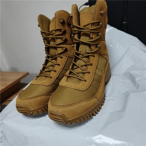 TSB204 Cow Leather Coyote Brown <b>Boots</b> Customized Tactical <b>Boots</b> with Padded Sleeves AL <b>Boots</b> Light Weight <b>Hiking</b> <b>Boots</b> - Product Image 2