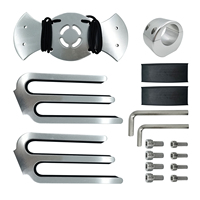 ISURE MARINE Support de tour de wakeboard en aluminium pour bateaux Planche de surf Wakesurf Combo Tour Rack Fit