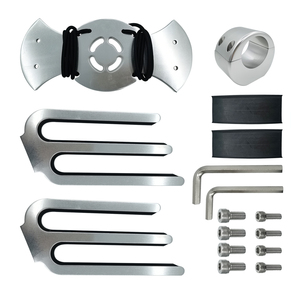 ISURE MARINE Aluminium <span class=keywords><strong>Wakeboard</strong></span> Rack Turm <span class=keywords><strong>halter</strong></span> für Boote Surf board Wake surfing Combo Tower Rack Fit - Product Image 4