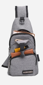 Sac bandoulière personnalisé pour homme, style coréen, sac de poitrine, sac à bandoulière - Product Image 3