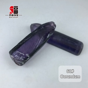 바이푸 주얼리 60 #   61 #   합성 실험실 재배 보라색 쿤자이트 코런덤 원석 - Product Image 4