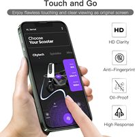 Couverture complète en verre trempé pour iPhone 17 16ProMax 15Pro 13 étui protecteur d'écran amical anti-empreintes digitales anti-rayures