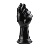 SNAILAGE 24cm * 10cm Jouet sexuel pour femme en TPE, point G, prostate, masturbation, bras de fisting, blanc cristal/noir, 622g