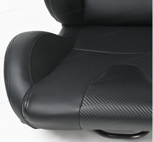 Sièges de voiture noirs de haute qualité, sportifs, réglables, type baquet, pour la simulation de course, pour <span class=keywords><strong>BMW</strong></span> et Honda, en cuir. - Product Image 4