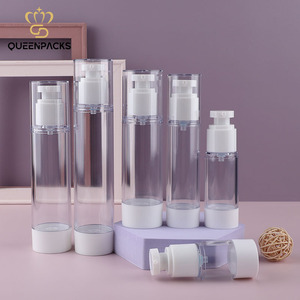 Chai bơm không khí mỹ phẩm cao cấp bằng nhựa <span class=keywords><strong>15ml</strong></span> 30ml 50ml, chai bơm không khí trong suốt đựng lotion, tinh chất - Product Image 3