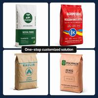 Sac d'emballage en papier recyclable imprimé sur mesure, pochette en papier robuste de haute qualité pour l'expédition logistique express