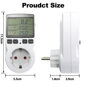 Minco nhiệt LCD hiển thị 16A 220V kỹ thuật số phòng Nhiệt EU cắm trong nhiệt EU ổ cắm cho sàn điện hệ thống sưởi ấm - Product Image 6