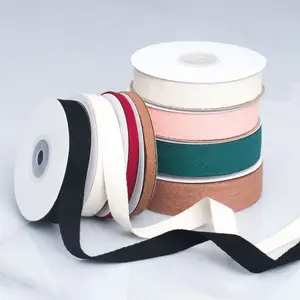 Großhandel Baumwolle Seidenmusterband individueller unelastischer Stoff Seidenband Kleidung Zubehör Band buntes Seidenband
