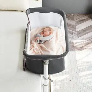 סיטונאי לדדות מיטת תינוק מיטת 9 גובה אפשרויות תינוק עריסה EN מוסמך קלאסי סגנון תינוק עריסה