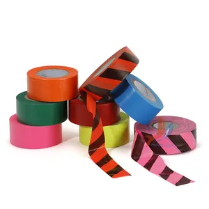 Custom Printed PVC Stripped Marking Tape Pattern Flagging Tape Roll