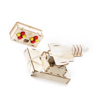 Kit de tourelle en bois intelligent OKYN-G5648 à monter soi-même avec télécommande sans fil pour l'éducation STEM - Product Image 3
