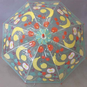 Mini parapluie portable transparent pour enfant avec sifflet, parapluie pour enfants - Product Image 2