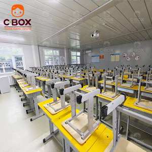 Bâtiments d'enseignement scolaire modulaires modernes personnalisés Cbox, bureaux mobiles, magasins, mini-maisons, maisons préfabriquées en acier, conteneurs à plat - Product Image 3