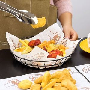 Custom Disposable Food Grade Eco-Friendly Biodegradable Recyclable <b>Greaseproof</b> PE Coated <b>Paper</b> Sandwich Hamburger Wrapping - Product Image 3