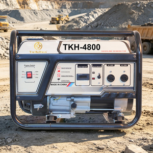 Portable TieKeHan TKH-4800 Single-Phase 2.8kW 3.2kW 4-Stroke Inverter Generators Air-Cooled Engine <b>Gasoline</b> 15L Fuel Tank - Product Image 1