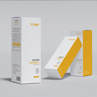 Boîte en carton kraft rigide écologique avec logo personnalisé imprimé, petite boîte, emballage pour parfum, rouge à lèvres, cosmétiques, papier