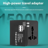 Pabrik Global langsung Multifungsi pengisi daya konverter USB soket adaptor nirkabel Universal pengisi daya perjalanan