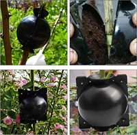 Grande taille 12cm diamètre haute pression arbre Rooter Air superposition Propagation plante racine croissance boîte boule