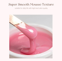 Menghe Nail Hard Gel Mousse Nail Builder Soak Off HEMA Free TPO Buildering Extensions Jar Uv Gel Builder for Nails