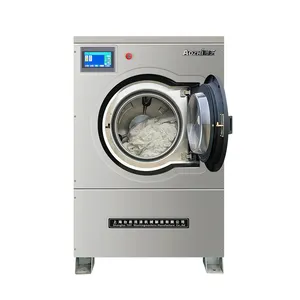 Mesin cuci industri peralatan binatu komersial 25 Kg beban depan vertikal