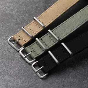 Vintage Canvas Watch Band 18mm 20mm 22mm 24mm Nato Watch Strap