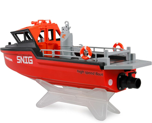 DWI 2.4Ghz <span class=keywords><strong>Bateau</strong></span> télécommandé Moteur sans balais <span class=keywords><strong>Bateau</strong></span> <span class=keywords><strong>de</strong></span> <span class=keywords><strong>sauvetage</strong></span> étanche à l'eau 10 KM/H Bateaux <span class=keywords><strong>de</strong></span> course Jouet pour piscines Lacs Rivière Pour Enfants - Product Image 4