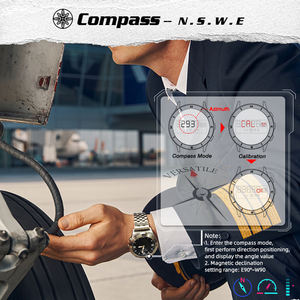 Envío Directo NORTH EDGE Reloj Deportivo Digital para Hombre, Resistente al Agua 50M, Altímetro, Barómetro, Brújula, Reloj de Lujo para Negocios y Actividades al Aire Libre - Product Image 5