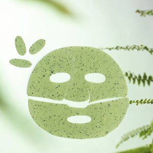 2025 nuova vendita calda su misura Matcha maschera facciale ingredienti naturali lenitivi Anti allergia idratante maschera facciale idratante - Product Image 2