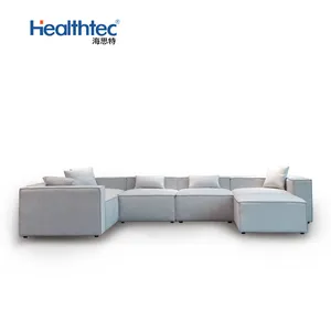 Leder Stoff Custom Lounge Suite Sofa Set Section als Sofas Wohnzimmer möbel