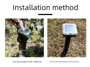 Repelente sónico <span class=keywords><strong>de</strong></span> plagas con energía Solar subterránea <span class=keywords><strong>de</strong></span> alta resistencia, fácil instalación, ecológico, para ratón, rata, serpiente - Product Image 3